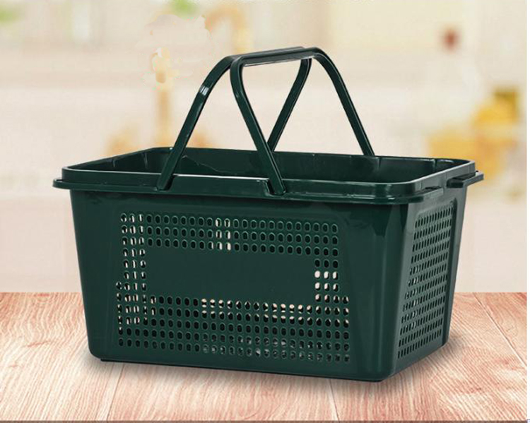 Plastic Supermarket Shopping Basket