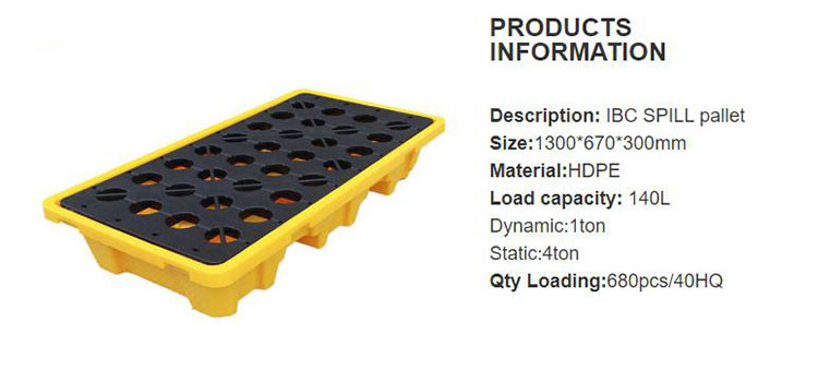 Plastic Spill Containment Pallet