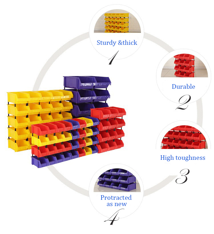 plastic bins details