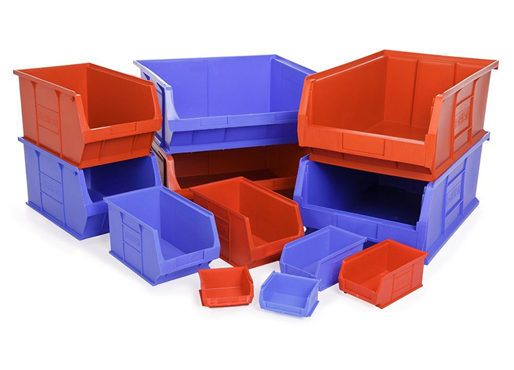 plastic bins