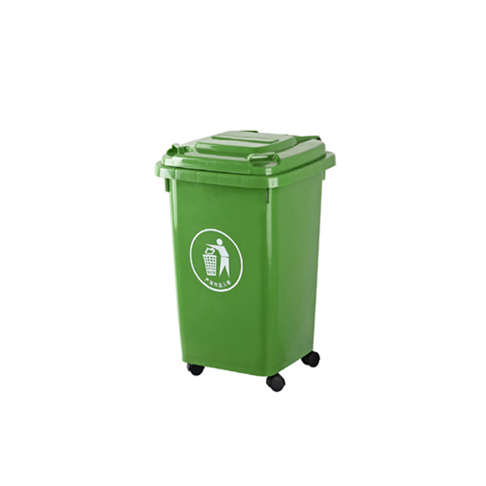 Plastic Dustbin for Outdoor with Wheels