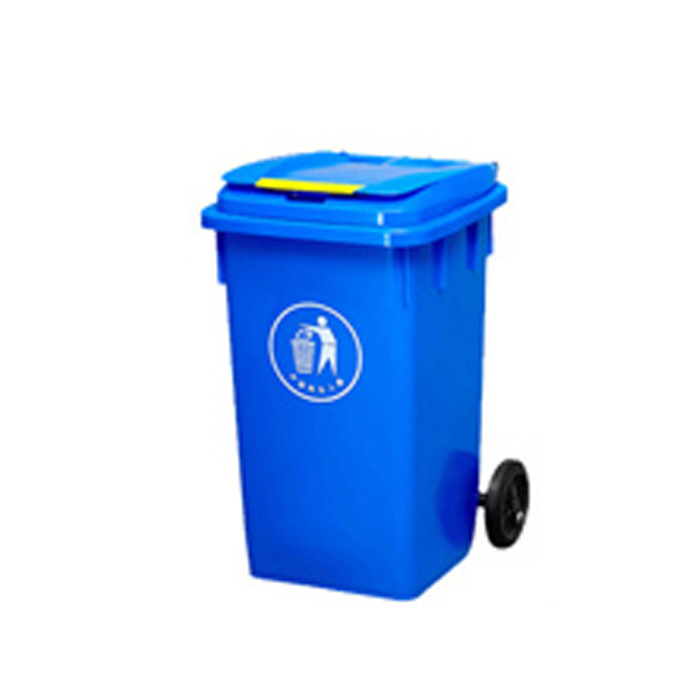 HDPE Plastic Dustbin with Wheels Outdoor