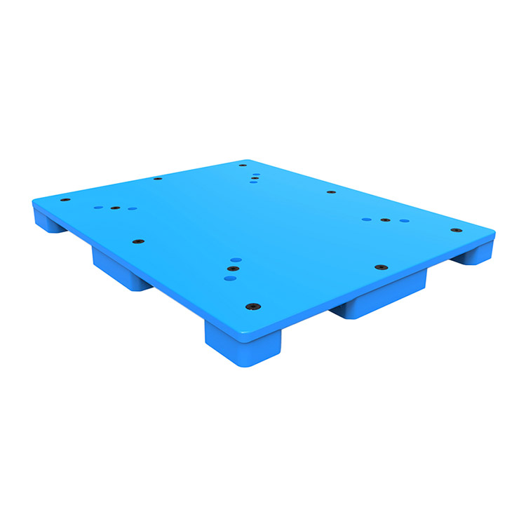 HDPE Solid Deck Ground Plastic Pallet with Nine Runner