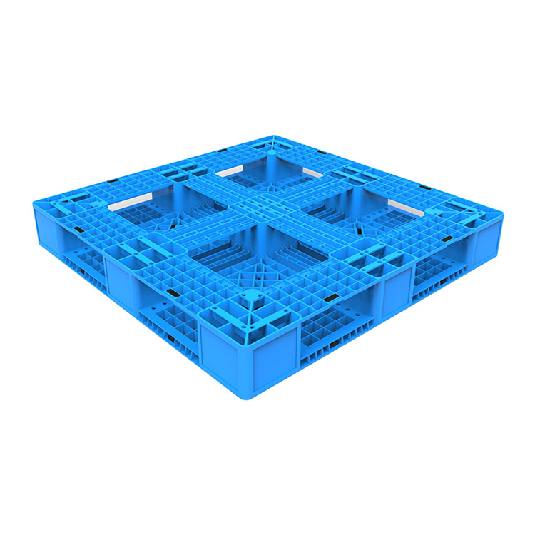 Plastic Pallet with Cruciform Perimeter Base