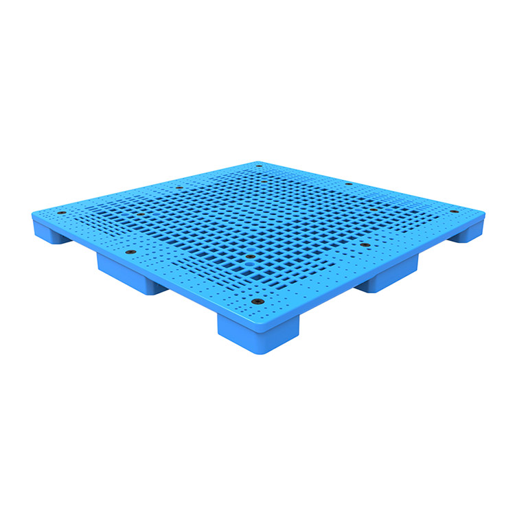 Four Way Entry Euro Light-duty Floor Stacking Plastic Pallet