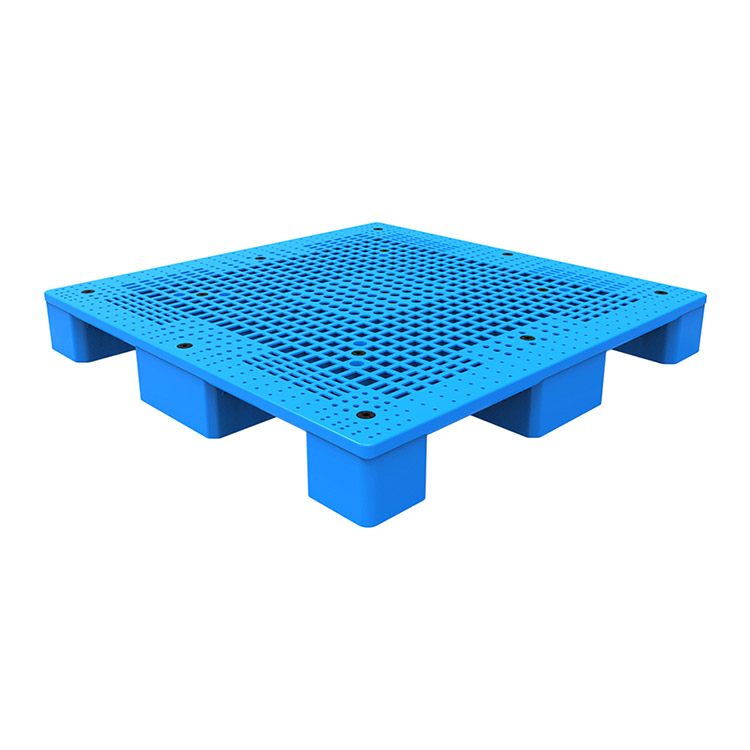 Four Way Entry Euro Light-duty Floor Stacking Plastic Pallet