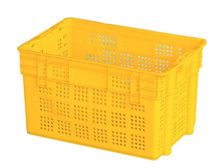 Rectangular Mesh Pilco Plastic Crates for Vegetables