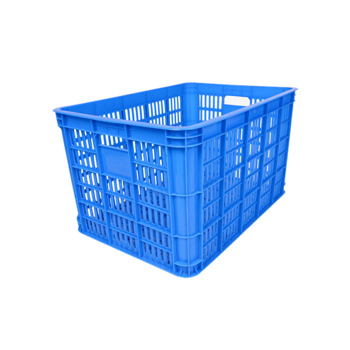 Plastic Square Industrial Blue Crates