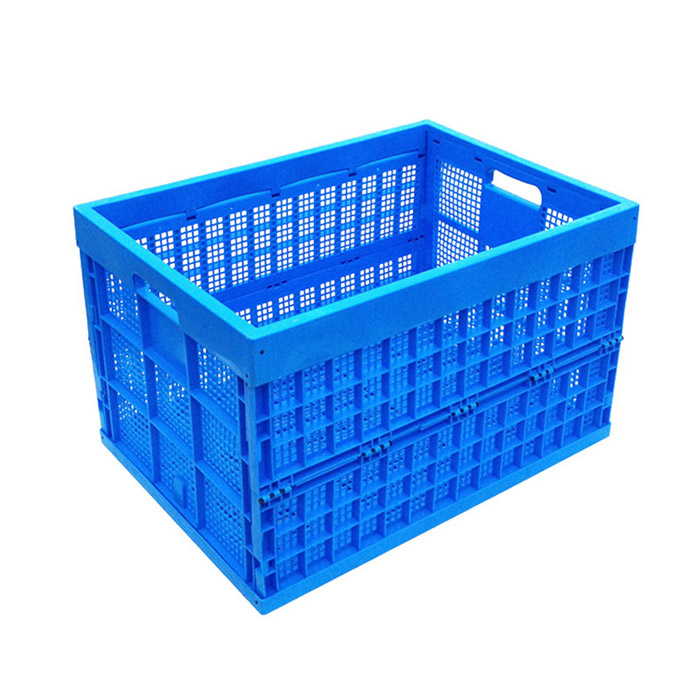 Basket Crate Box Stack Foldable Portable with Lid