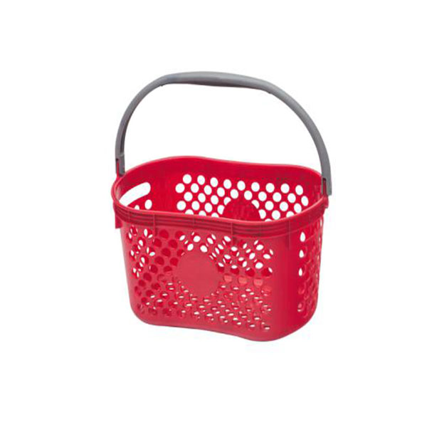 Supermarket Plastic Basket with Single Handle