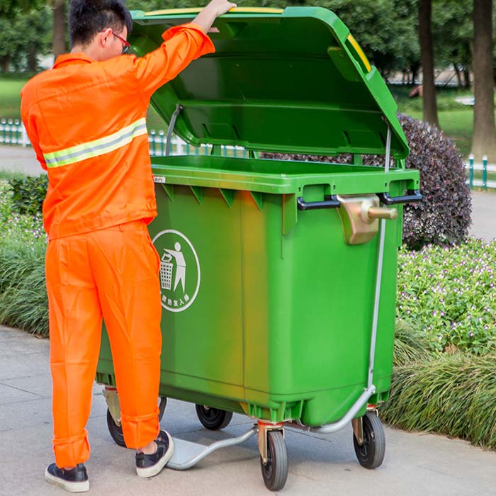 660 Litre Wheeled Waste Bin liquidpictures.com