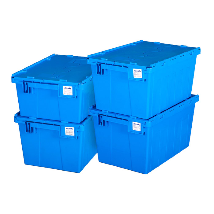 Stackable Attached lid container