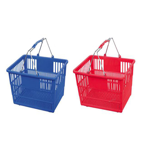 Metal Handle Shopping Basket