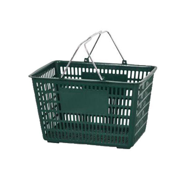 Thickened Portable Plastic Supermarket Shopping Basket