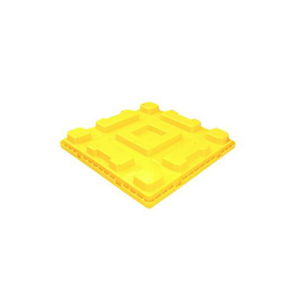 Yellow Detachable Plastic Spill Containment Pallet