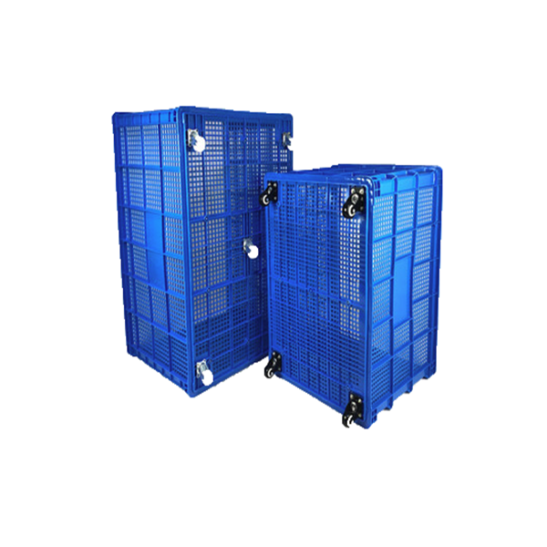 Plastic Turnover Basket with Pulley
