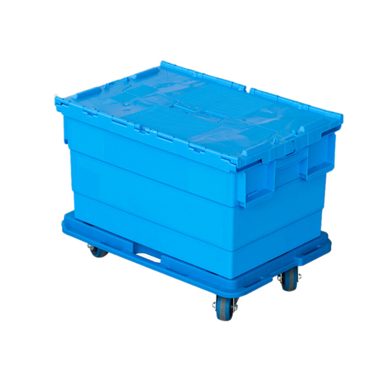 Plastic Blue Color Four-wheel Wheel  Moving Dolly