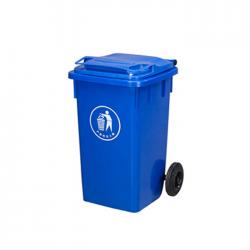 HDPE Plastic Dustbin with Wheels Outdoor