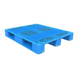 Three-runner Blue Plastic Pallet