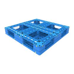 Plastic Pallet with Cruciform Perimeter Base