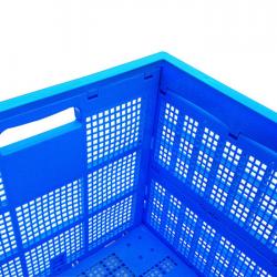 Basket Crate Box Stack Foldable Portable with Lid