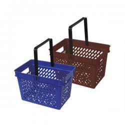 Supermarket Plastic Basket with Single Handle