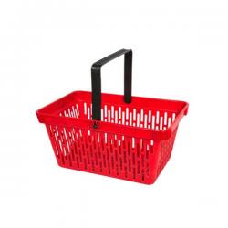 Supermarket Plastic Basket with Single Handle