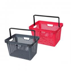 Supermarket Plastic Basket with Single Handle