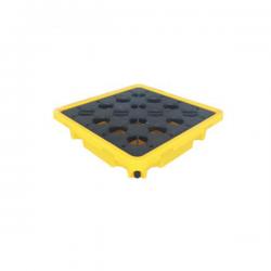 Yellow Detachable Plastic Spill Containment Pallet