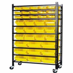 Plastic Storage Bin Racks Spare Parts Shelving