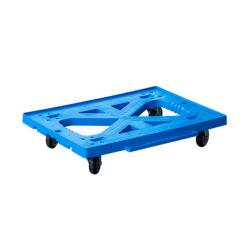 Plastic Blue Color Four-wheel Wheel  Moving Dolly